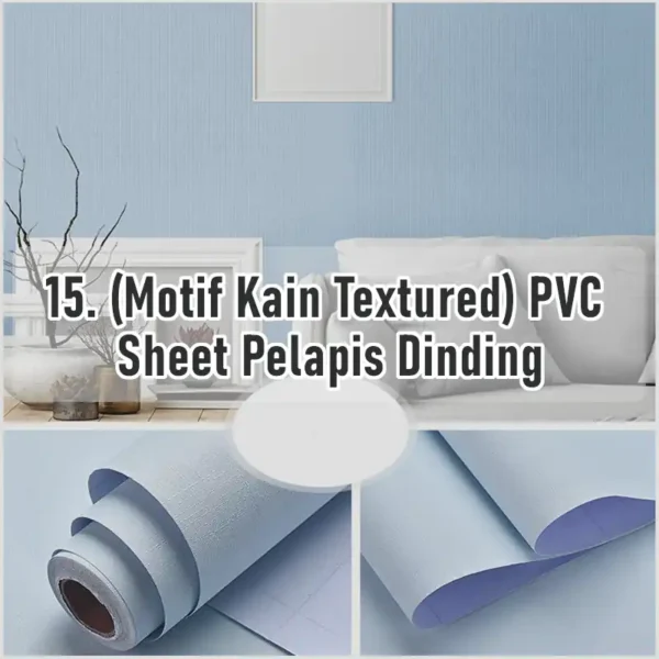 15. Fabric Textured PVC Sheet