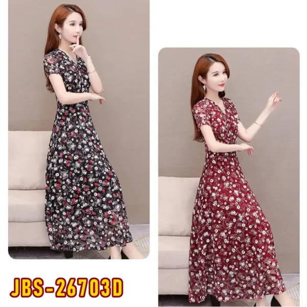 JBS-26703D Women's Dress / Pakaian Wanita