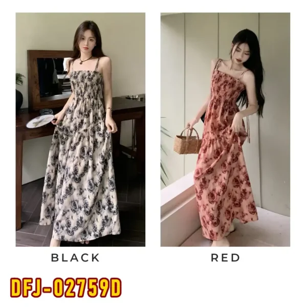 DFJ-02759D Women's Dress / Pakaian Wanita