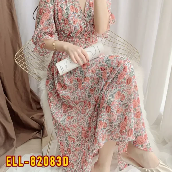 ELL-82083D Women's Dress / Pakaian Wanita