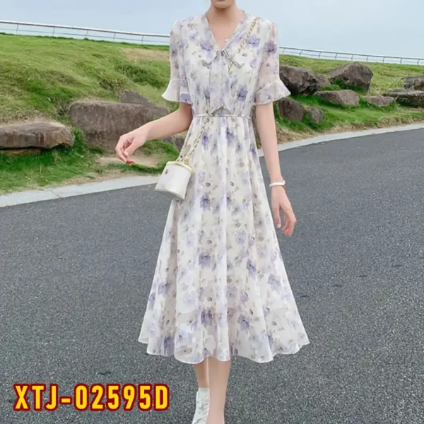 XTJ-02595D Women's Dress / Pakaian Wanita