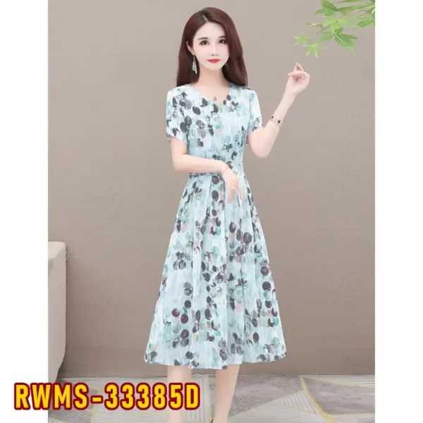 RWMS-33385D Women's Dress / Pakaian Wanita