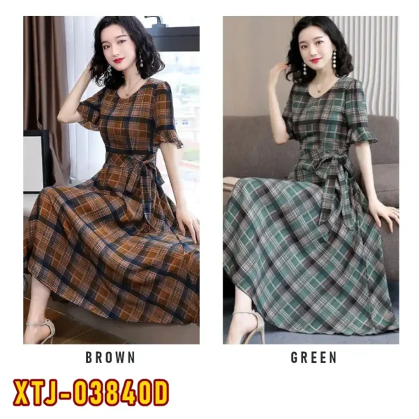 XTJ-03840D - Women Dress