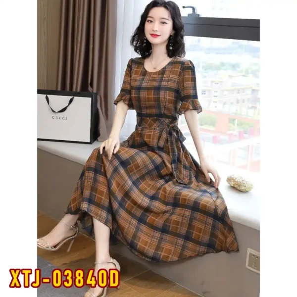 XTJ-03840D - Women Dress