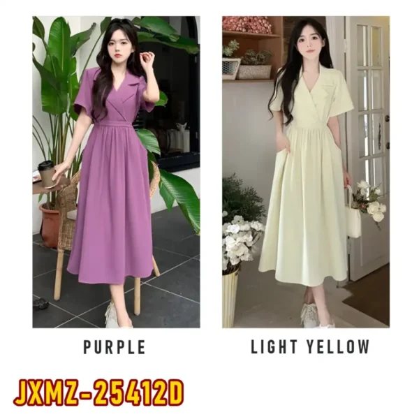 JXMZ-25412D - Women Dress / Pakaian Wanita