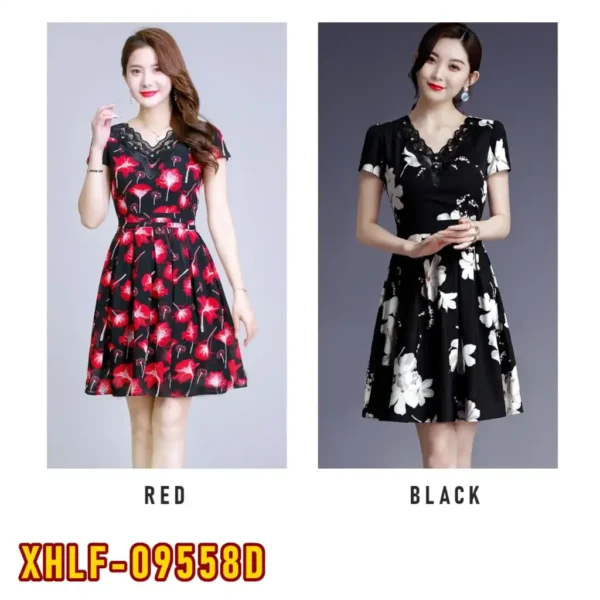 XHLF-09558D - Women Dress / Pakaian Wanita