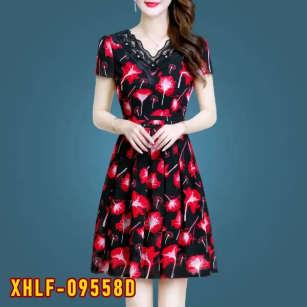 XHLF-09558D - Women Dress / Pakaian Wanita