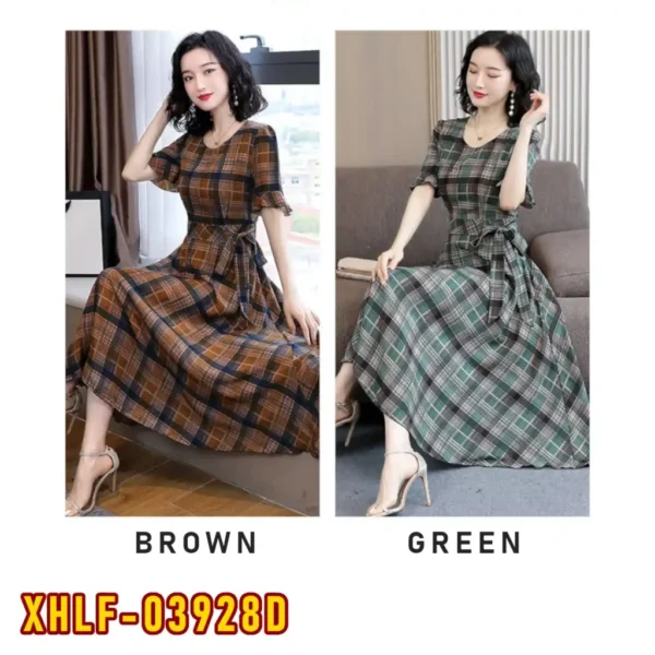 XHLF-03928D - Women Dress / Pakaian Wanita