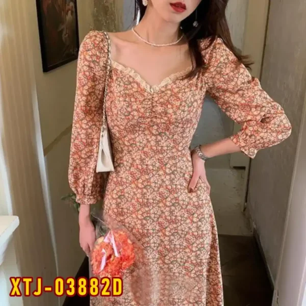 XTJ-03882D - Women Dress / Pakaian Wanita